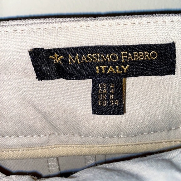 MASSIMO FABBRO High-Waist Straight-Leg Capri Sailor Pants - Picture 7 of 7